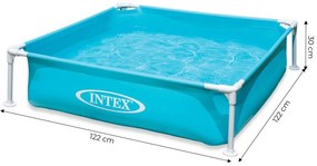 Детски плувен басейн с конструкция 122 x 122 x 30 cm