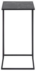 Странична масичка с плот от имитация на мрамор 43x35 cm Infinity – Actona