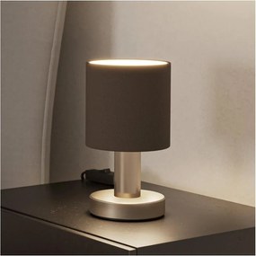 Eglo 31842 - Настолна лампа MONTETTO 1xE14/40W/230V кафява/матов хром