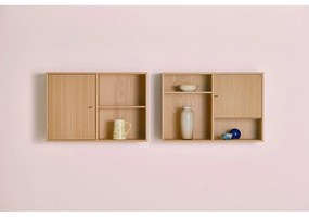 Висяща библиотека от декор от дъб в естествен цвят 89x61 cm Mistral – Hammel Furniture