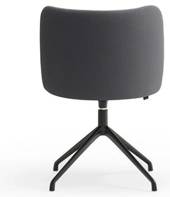 Тъмносив тапициран трапезен стол Mogi – Teulat