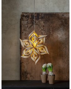 Светлинна декорация с коледен мотив в златист цвят Bella - Star Trading