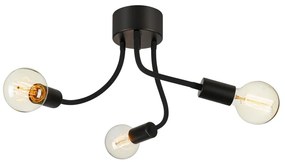 Черно таванно осветително тяло Medua Ceiling 3L Medusa - Markslöjd