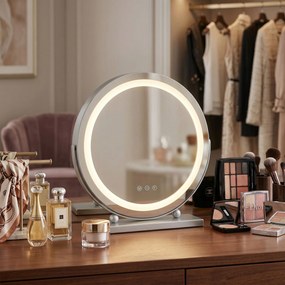 Огледало LED MAKE-UP Chrome 40 cm