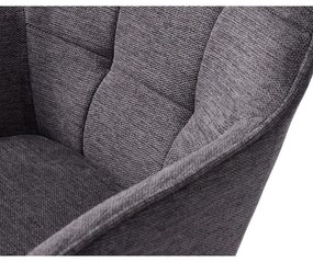 Тъмносив трапезен стол Nolan – Unique Furniture