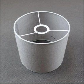 Универсален резервен абажур ROLS E27 17x20 см сив