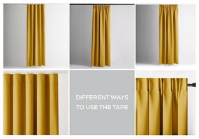 Жълто термо/dimout перде 140x245 cm Kierra – Restilo