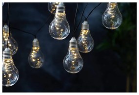 Бяла слънчева LED светлинна верига, подходяща за използване на открито, дължина 1,9 м Glow - Star Trading