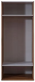 гардероб с две огледални врати ZETT2MDF 90 бежово
