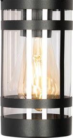 Интелигентна външна стенна лампа черна IP44 вкл. WiFi A60 - Ruben