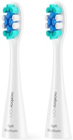 Niceboy-К-кт 2x Резервна глава Medium за четка за зъби ION Sonic и SmartSonic бял