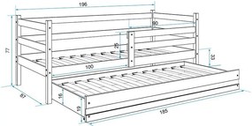 Легло Puzzle II-White-190 x 80