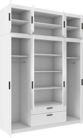 Гардероб четири врати Elena 4D Plus-Сонома