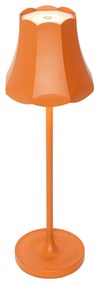 Ретро настолна лампа оранжева акумулаторна IP44 - Granny