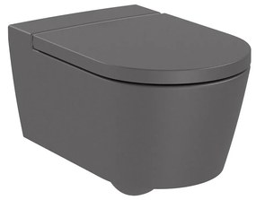 Конзолна тоалетна чиния A346527640 ROUND - Rimless, 37x56x44см