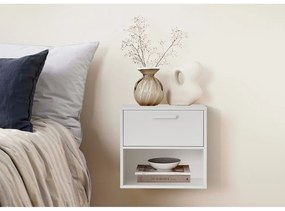 Бяло висящо нощно шкафче Keep by Hammel - Hammel Furniture