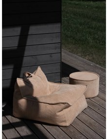 Светлокафяв детски пуф от рипсено кадифе Chair – Wigiwama