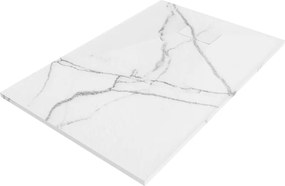 Mexen Hugo правоъгълно корито SMC 100 x 80 cm, бял камък - 42158010
