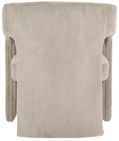 Бежово кресло от рипсено кадифе Vigor – Leitmotiv