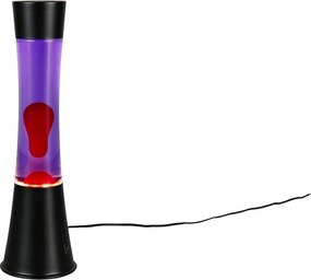 Черна LED лава лампа (височина 39,5 cm) Etna – Reality