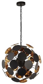 Searchlight 3074-4BG - Подвесен полилей на кабел DISCUS 4xE14/60W/230V