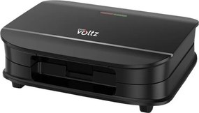 Сандвич тостер Oliver Voltz OV51442Q, 700W, Грил, Незалепващи плочи, Отваряне на 105°, Черен