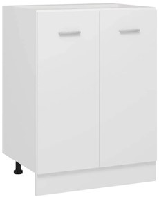 801188 vidaXL Долен шкаф "Lyon", бял, 60x46x81,5 см, инженерно дърво