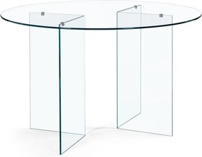 Стъклена кръгла трапезна маса ø 130 cm Iride – Bizzotto