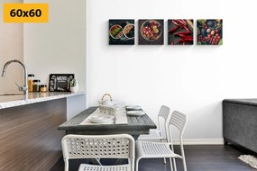 Комплект картини – Деликатни закуски
