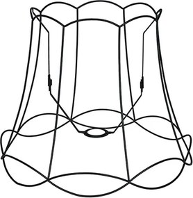 Метален абажур черен 45/36 - Granny Frame