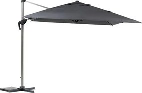 Градински чадър със странична стойка Hesperide Equador, Анодизиран,4x3 m - Сиво/Шисти