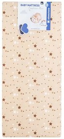 KIKKA BOO Матрак FANTASIA PLUS 60/120/8 см STARS BEIGE