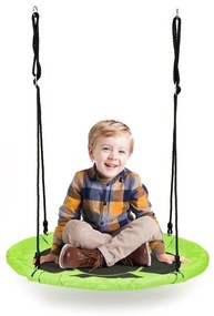 Градинска люлка "Щъркелово гнездо" 110 cm ECOTOYS зелена