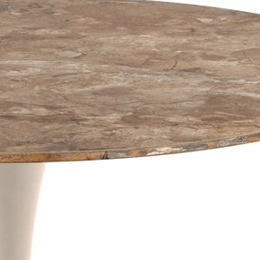 Кръгла трапезна маса с керамичен плот ø 90 cm Malta – Actona