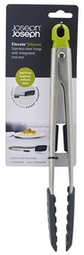 Щипка Joseph Joseph Elevate 10162, 30см, Неръждаема стомана, Термоустойчива до 270C, Сив/зелен