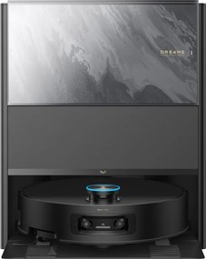 Прахосмукачка робот Dreame Aqua 10 Ultra Track RLR81CE-BK, 25000 Pa, 200 мин, 3.5/4 л, Сухо/мокро, AI камери, VersaLift DToF, Автоматично почистване на моп при 100°C, Черен