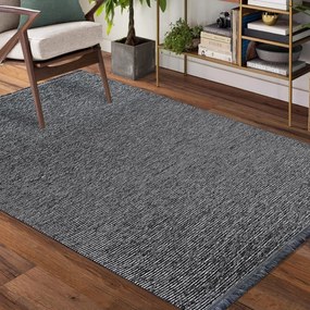 Изчистен модерен килим сив Ширина: 80 см | Дължина: 300 см
