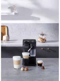 Еспресо машина DeLonghi EN510B, 1450W, 19 bar, 1 л, Nespresso, Автоматично изключване, Черен