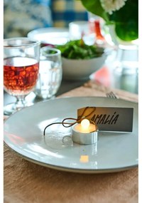 Сиви светлинни декорации в комплект от 2 Amalia - Sirius