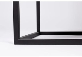 Черен ратанов висок скрин 80x100 cm Guuji - White Label