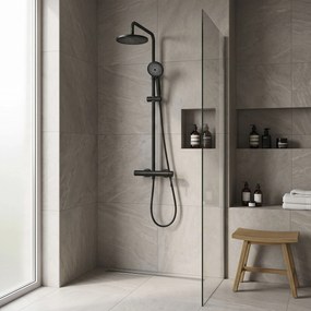 Комплект за душ Rea Foss Clif Black