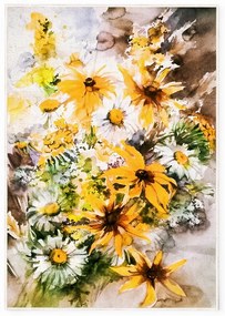 Жълт миещ се килим 160x230 cm New Carpets - Oyo home