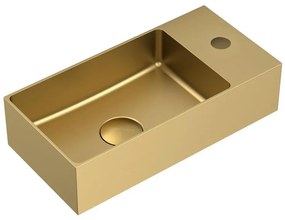 Sapho - Стенна мивка AURUM 36,5x18 cm матово злато