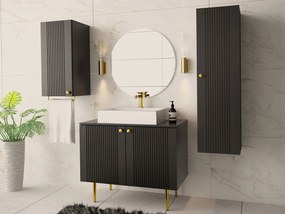 Висящ вертикален шкаф за баня Abires plus-Mauro