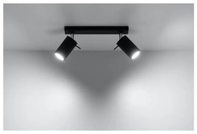 Черен прожектор 8x30 cm Etna – Sollux