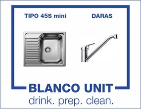 Bundle Blanco Tipo 45S mini мат+Blanco Daras Хром Промо пакет мивка със смесител