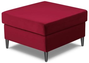 Червена кадифена табуретка Kyoto – Cosmopolitan Design