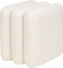 Бежова табуретка от прежда с примки от букле Radd – noo.ma