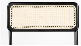 Черни бар столове от ратан в комплект от 2 106 cm Jort - Zuiver