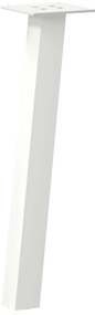 4012485 vidaXL Крака за масичка за кафе, 4 бр., бели, 30 см, стомана